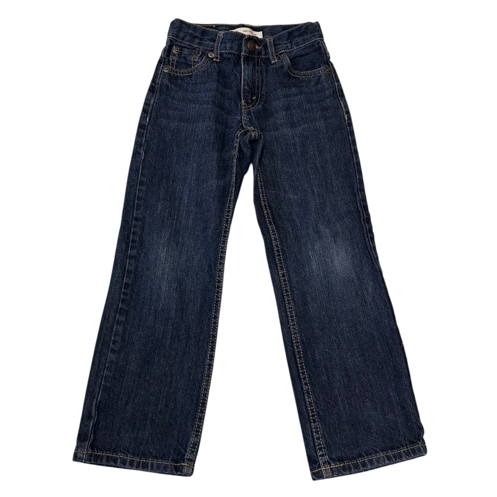 Levi’s Kids 505 Regular Fit Jeans | 7 Slim Dark Wash Denim